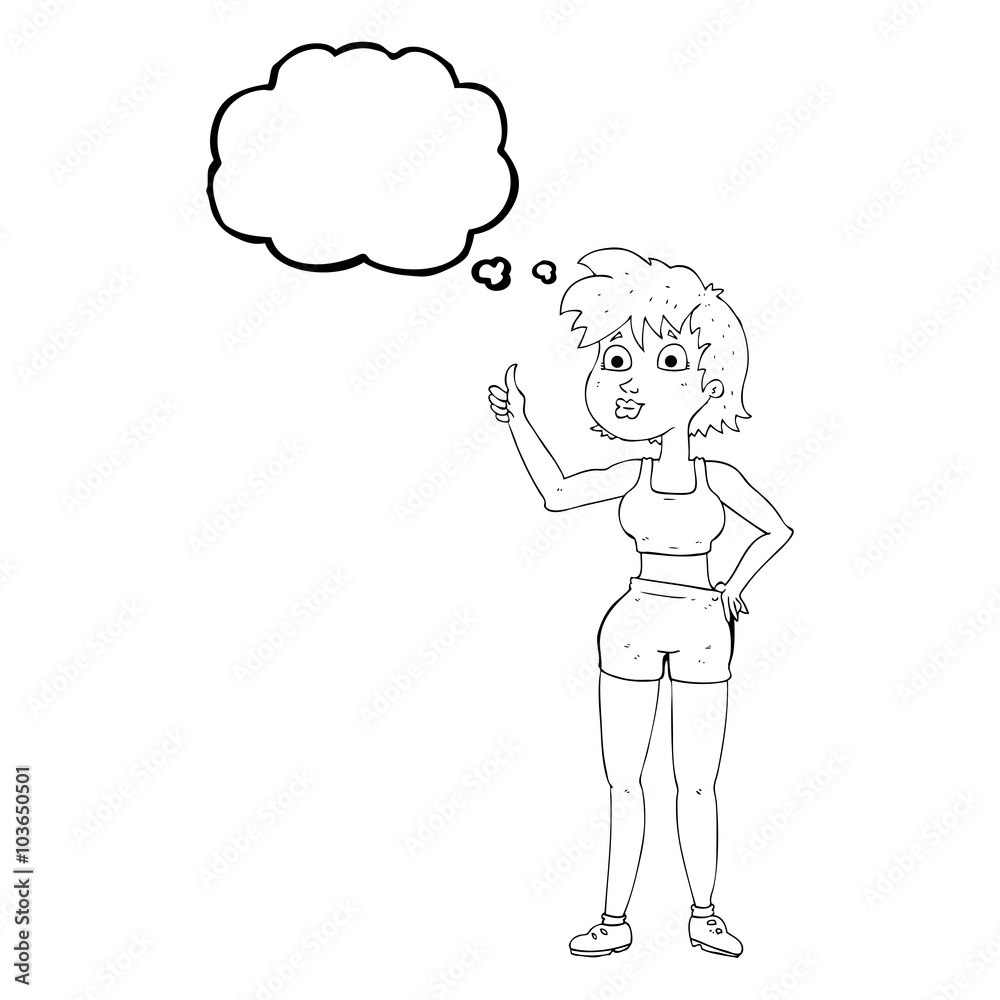 happy gym woman giving thumbs up symbol happy gym woman giving thumbs up symbol