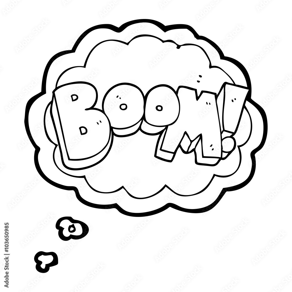 thought bubble cartoon boom thought bubble cartoon boom