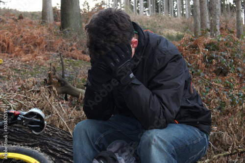 verzweifelter Teenager