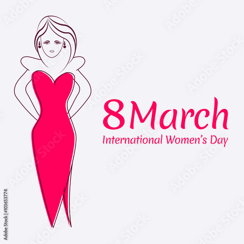 illustration of Happy Women's Day concept