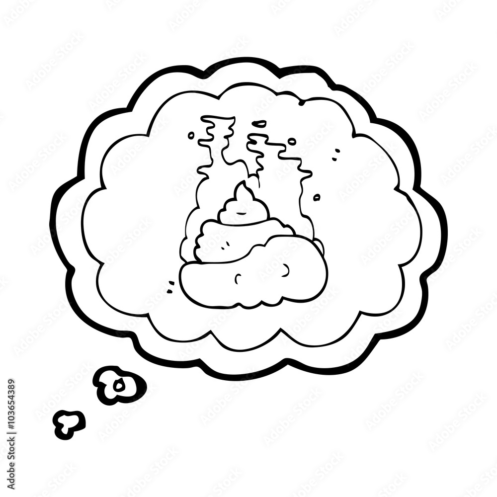 thought bubble cartoon gross poop thought bubble cartoon gross poop