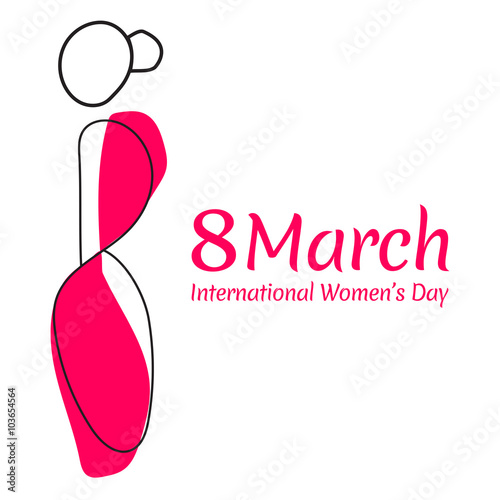 illustration of Happy Women's Day concept