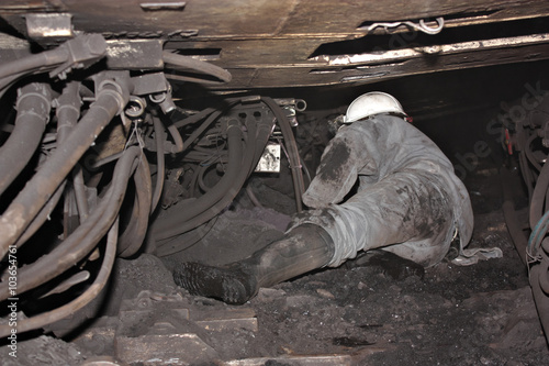 miner in a mine