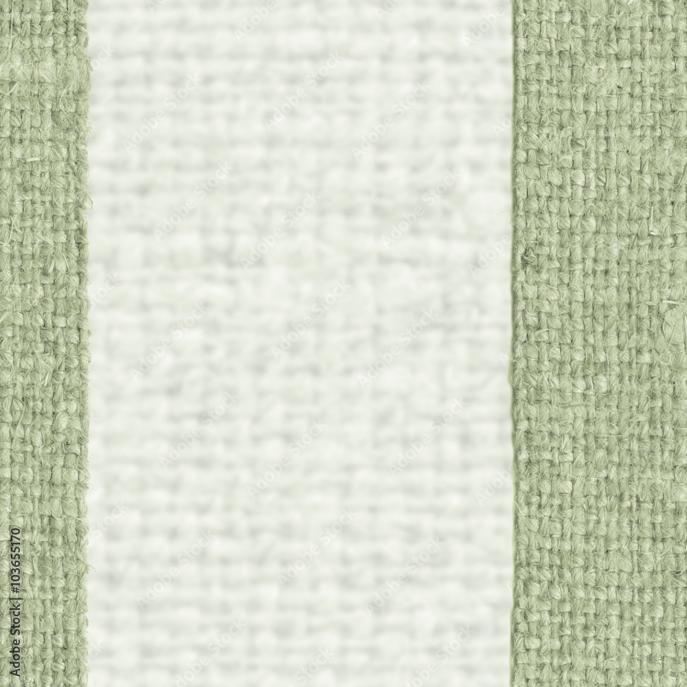 Fototapeta premium Textile yarn, fabric string, malachite canvas, crisscross material, textured background