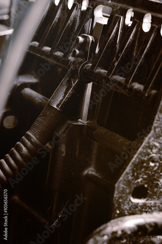 Factory equipment of the last century © sudok1