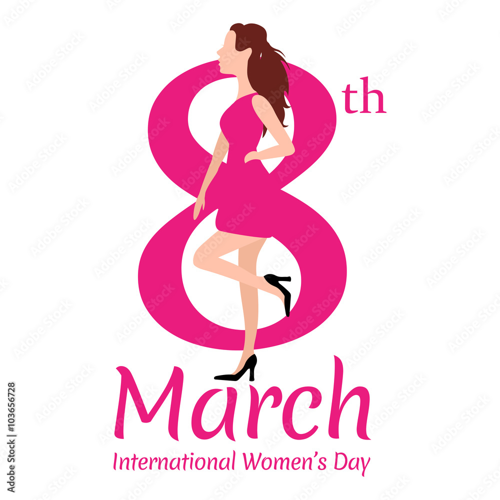 illustration of Happy Women's Day concept illustration of Happy Women's Day concept