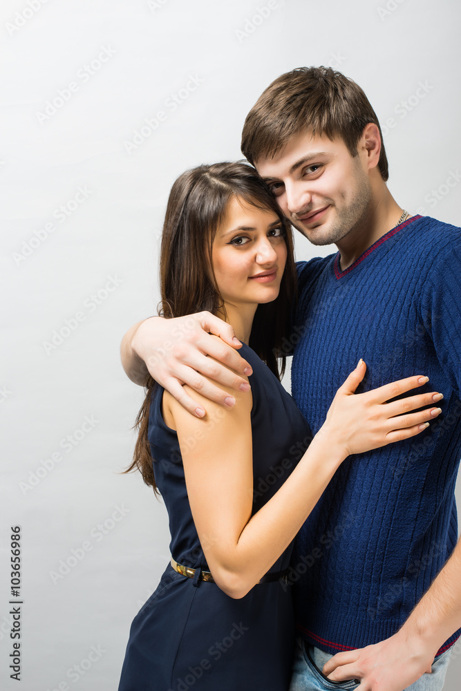 young couple in love
