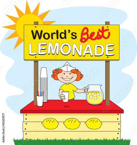 Lemonade Stand cartoon