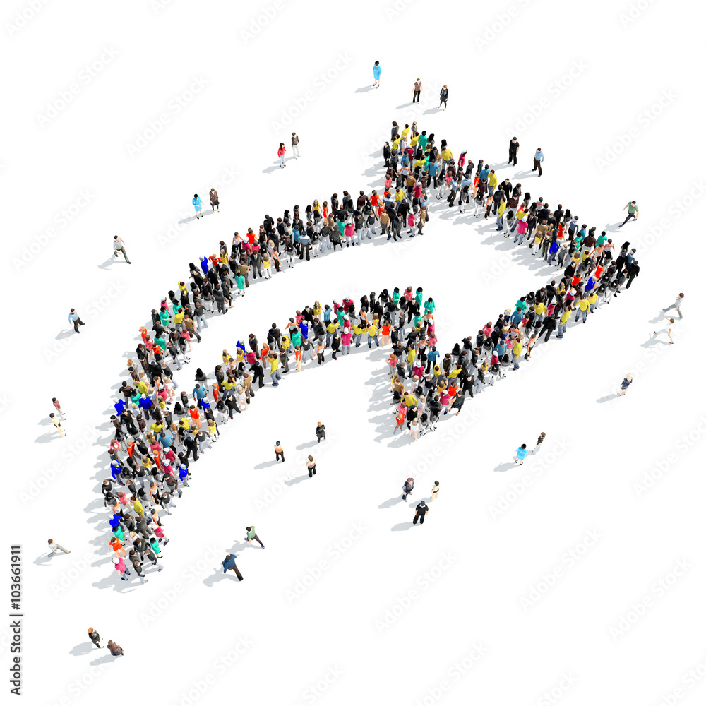 group people shape arrow group people shape arrow
