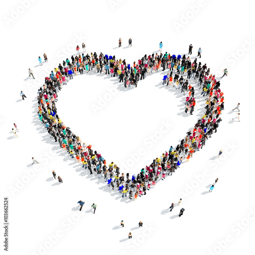  people  shape  heart