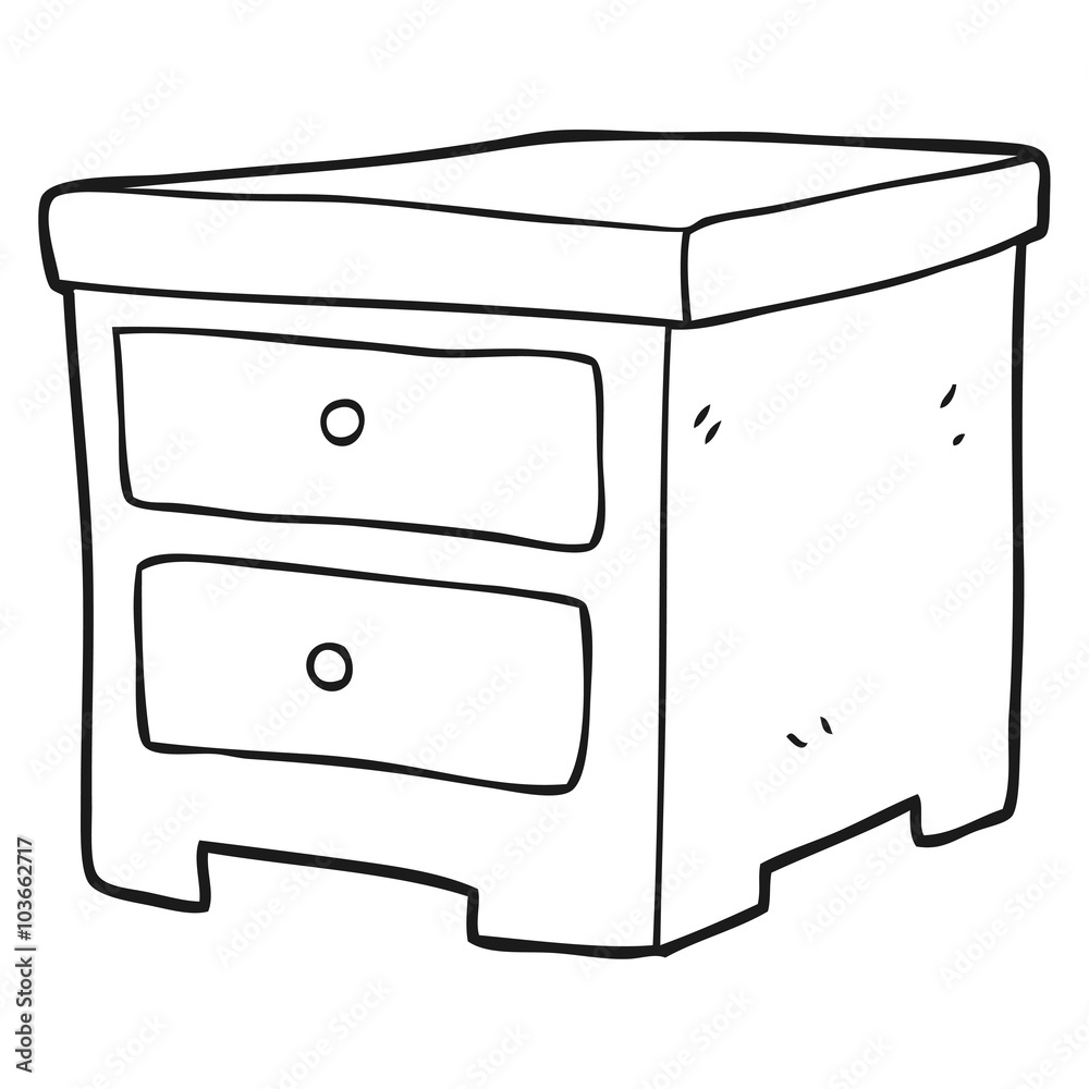 black and white cartoon chest of drawers black and white cartoon chest of drawers