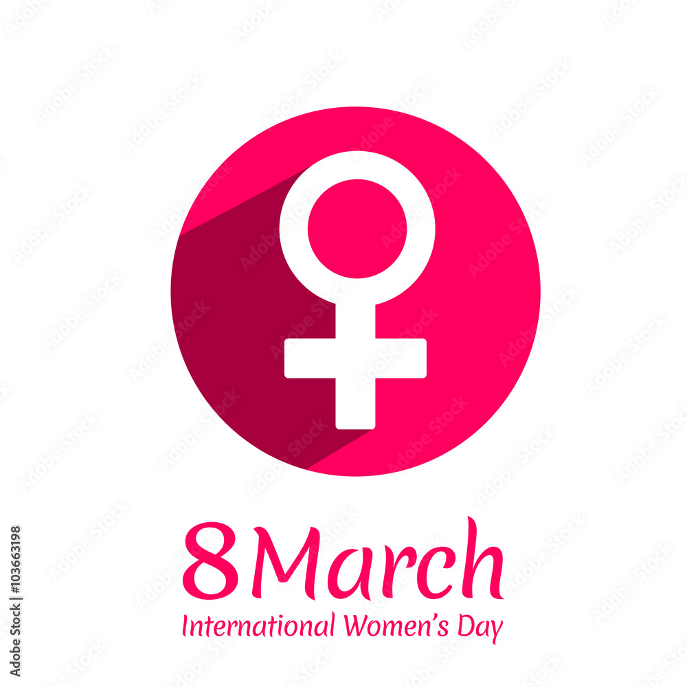 Obraz premium illustration of Happy Women's Day concept