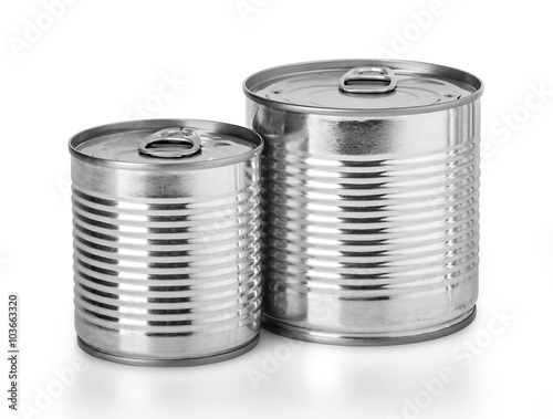 Metal can for preserved food