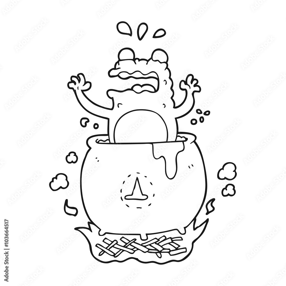 black and white cartoon funny halloween toad black and white cartoon funny halloween toad