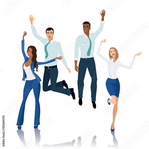 Successful business people