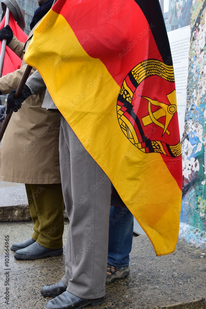 Flagge der DDR Stock Photo Adobe Stock