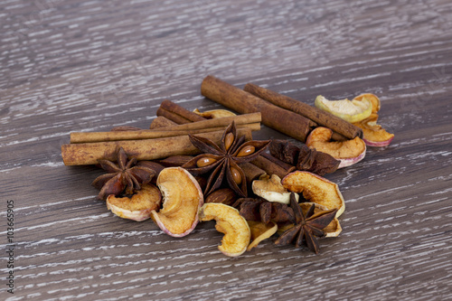 spices and dried fruits