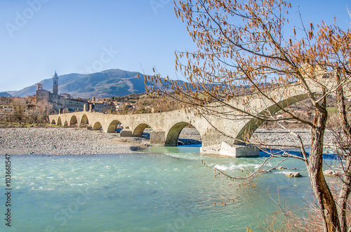 Bobbio - Val Trebbia river - Bridge - Piacenza - Emilia Romagna photo