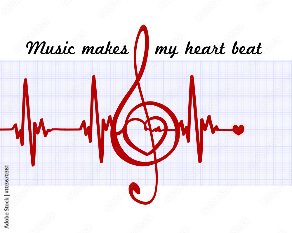 music heart beat