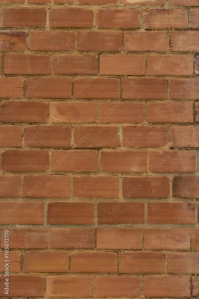 Red brick texture