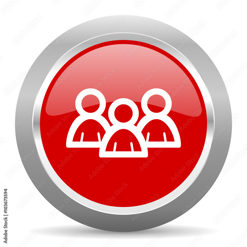 forum red metallic chrome web circle glossy icon forum red metallic chrome web circle glossy icon