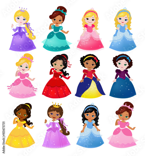 Big Bundle cute collection of beautiful princesses photo