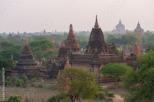 A Thousand of Pagoda in Bagan  Myanmar