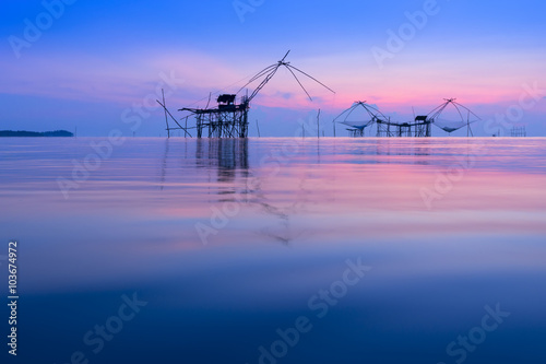 Landscape of Songkhla Lake  Thailand