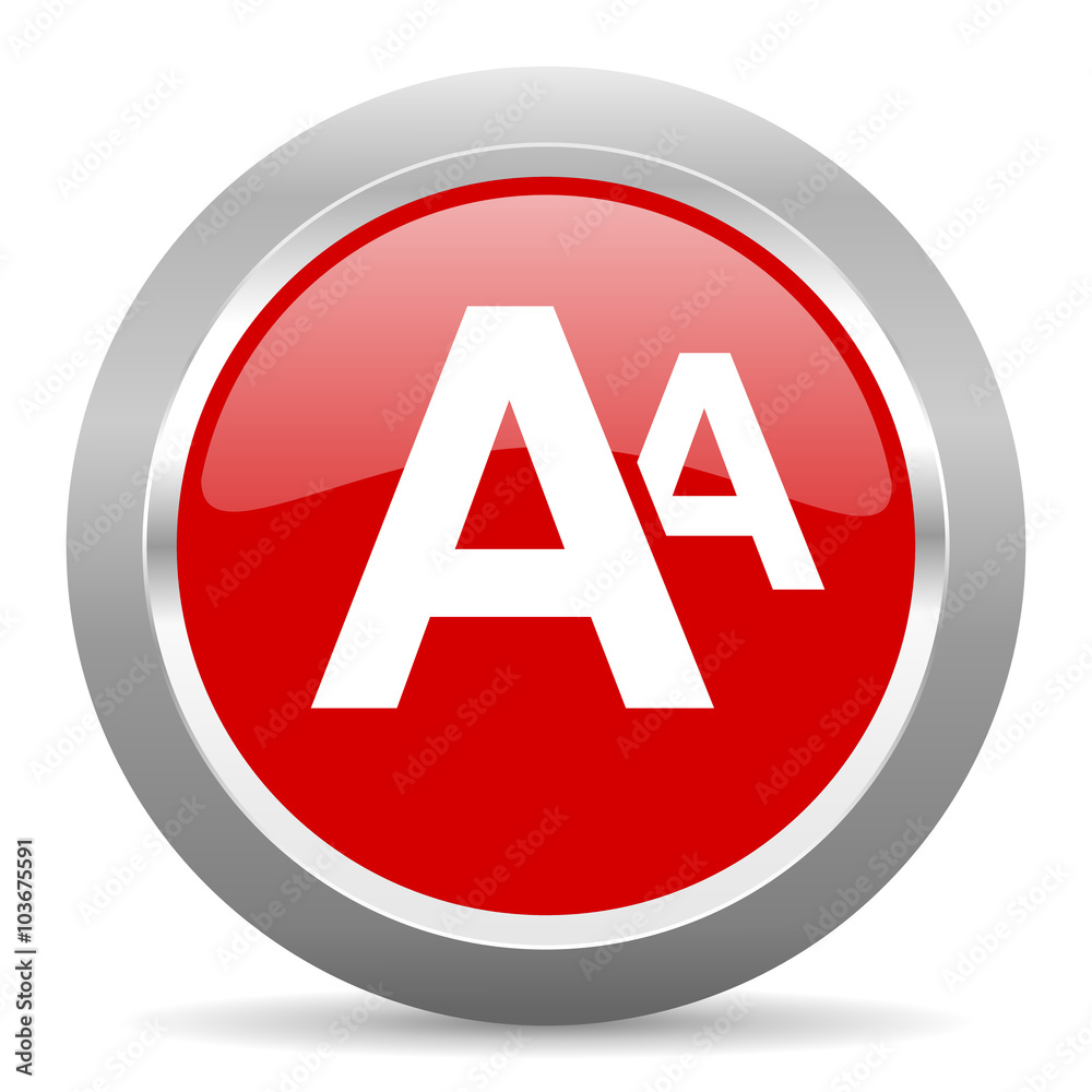 alphabet red metallic chrome web circle glossy icon alphabet red metallic chrome web circle glossy icon