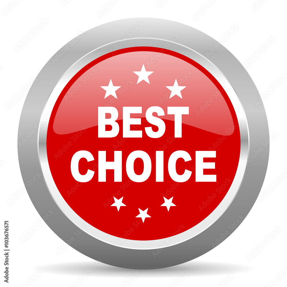 best choice red metallic chrome web circle glossy icon best choice red metallic chrome web circle glossy icon