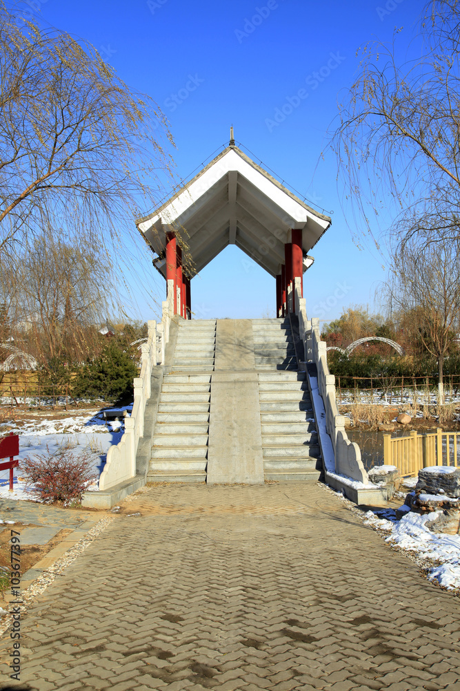 Obraz premium China's traditional pavilions