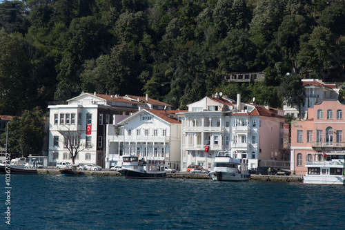 Buildings in Bosphorus Strait