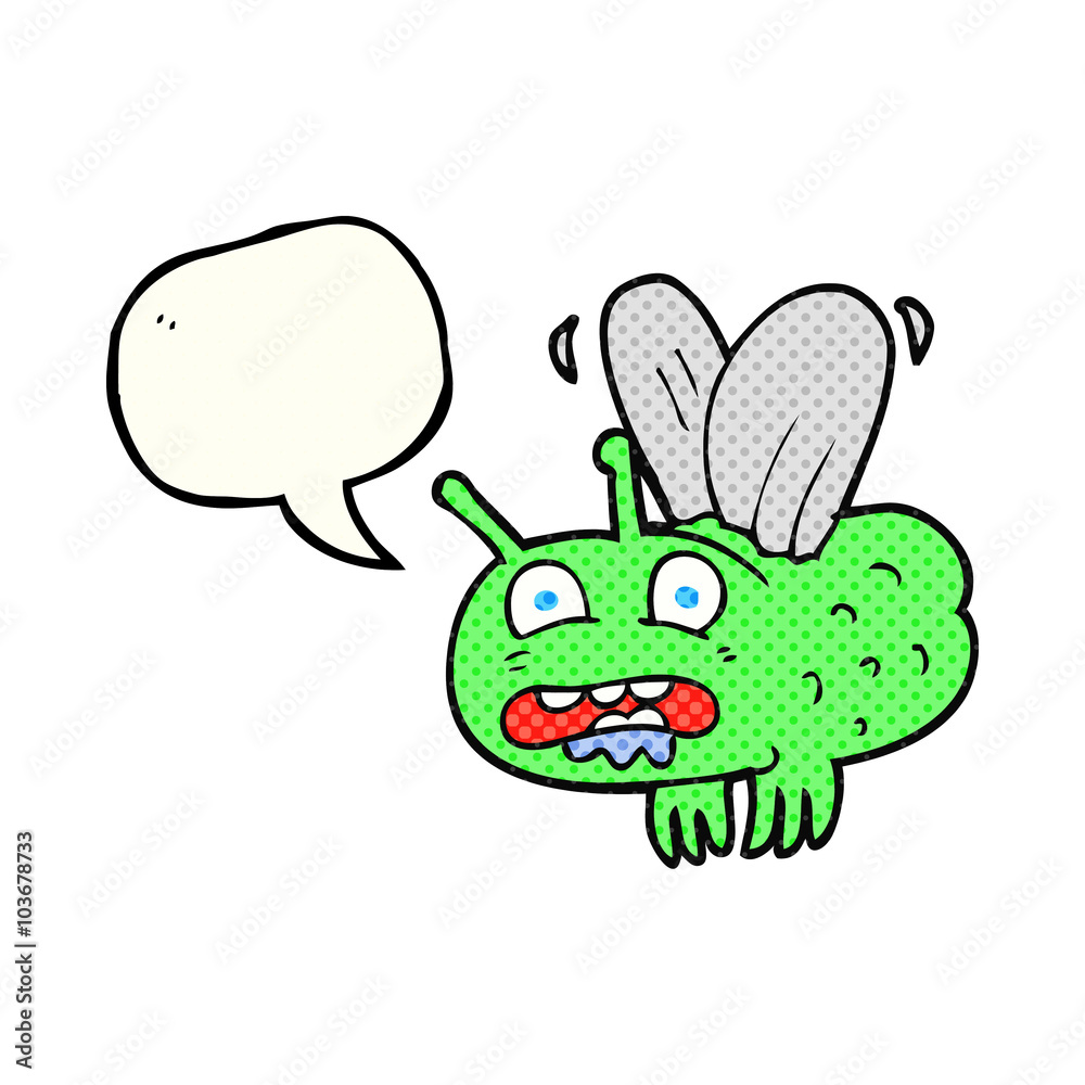 comic book speech bubble cartoon fly comic book speech bubble cartoon fly