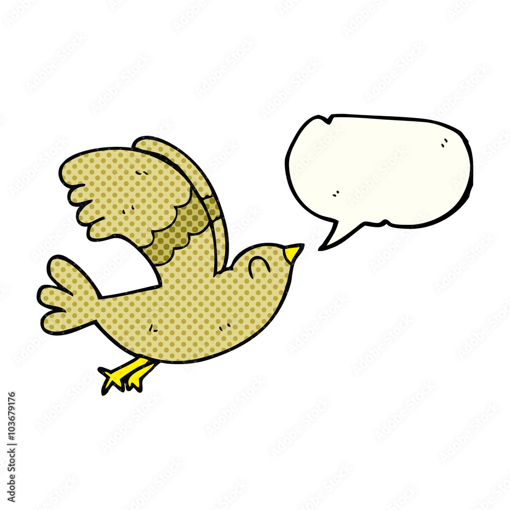 comic book speech bubble cartoon bird comic book speech bubble cartoon bird