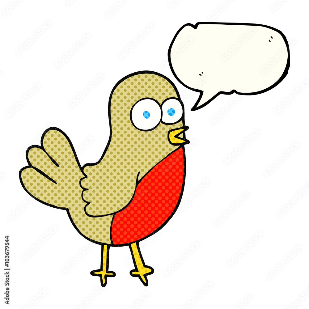 comic book speech bubble cartoon robin comic book speech bubble cartoon robin