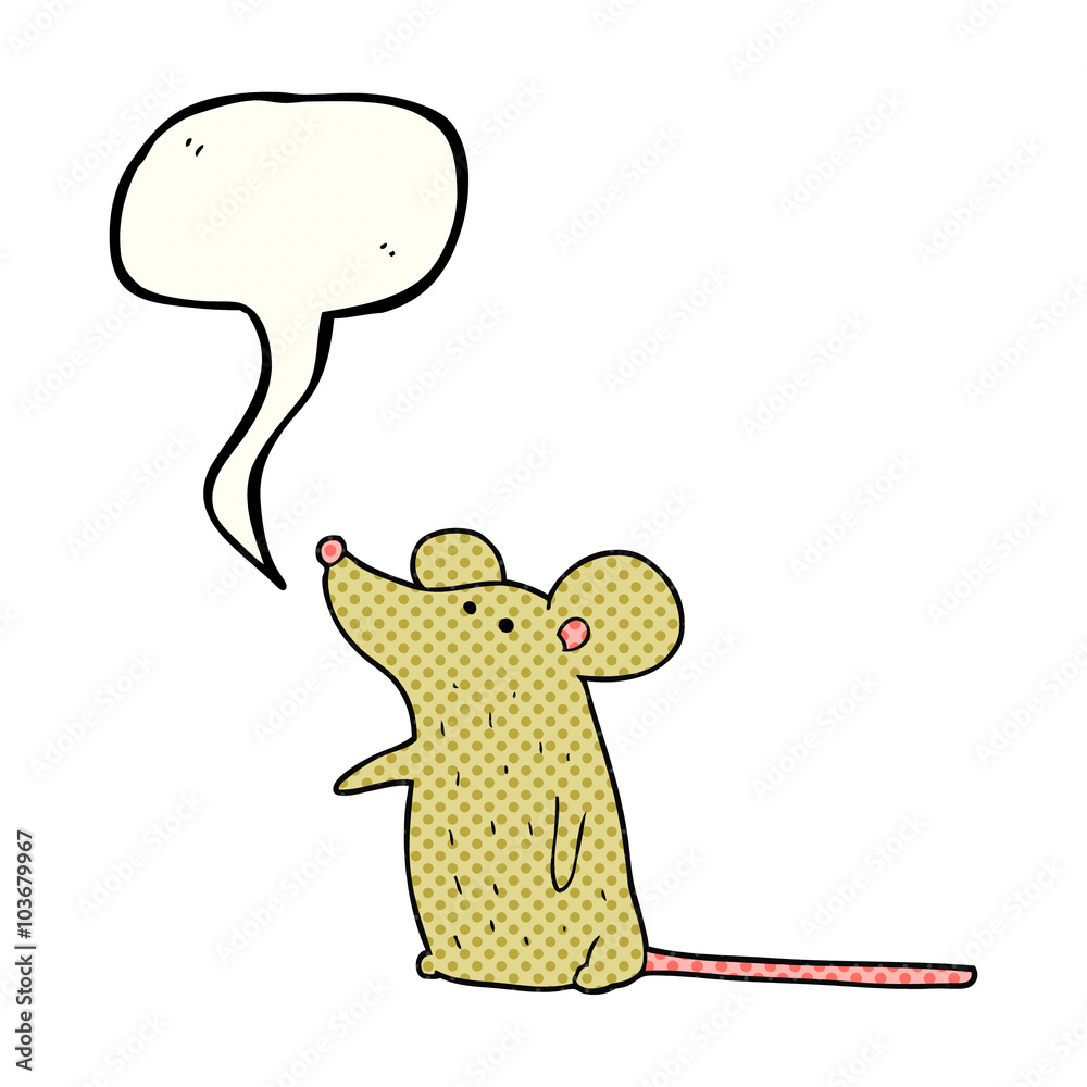 comic book speech bubble cartoon mouse comic book speech bubble cartoon mouse
