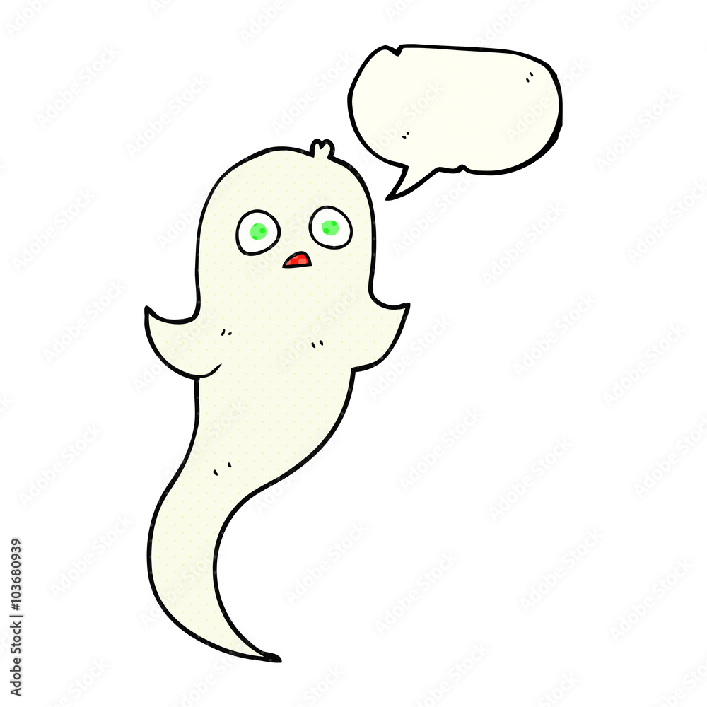 comic book speech bubble cartoon halloween ghost comic book speech bubble cartoon halloween ghost