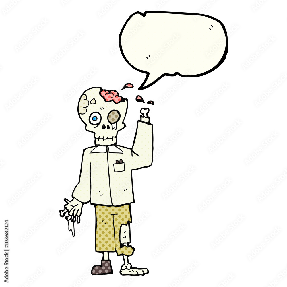comic book speech bubble cartoon zombie comic book speech bubble cartoon zombie
