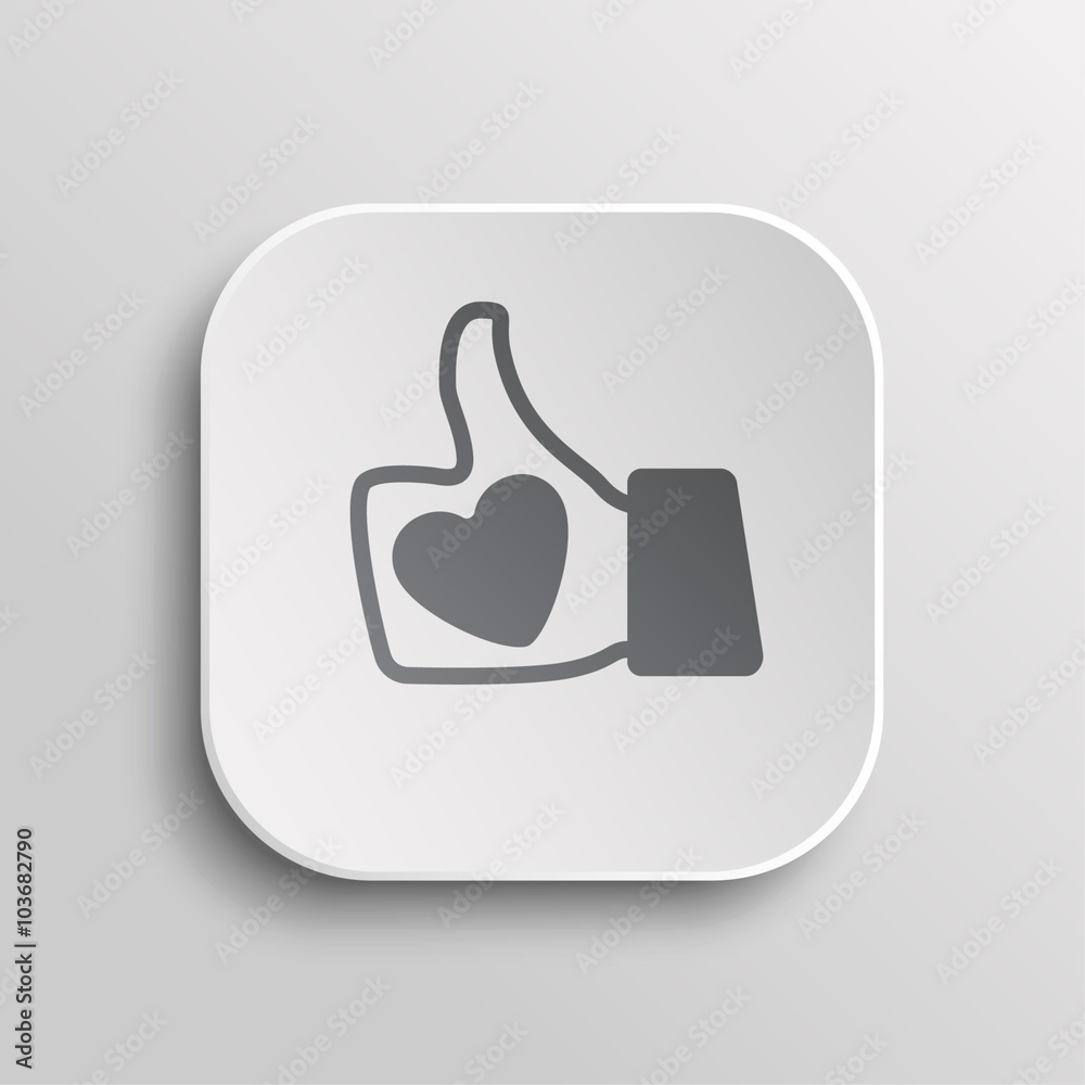 Pictograph of like Pictograph of like