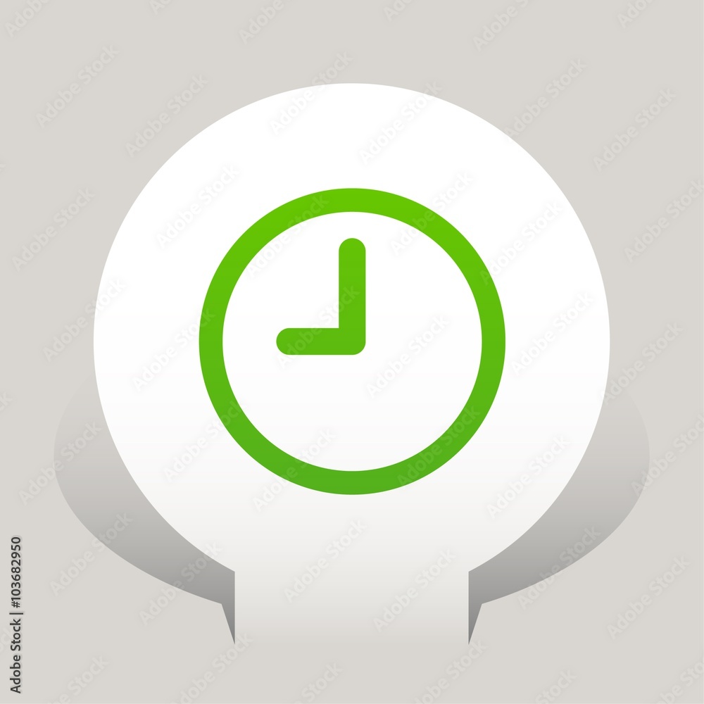 Pictograph of clock Pictograph of clock