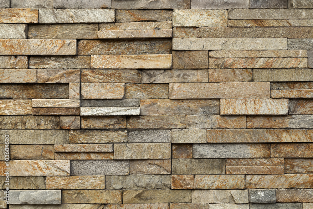 Texture of stone tile wall