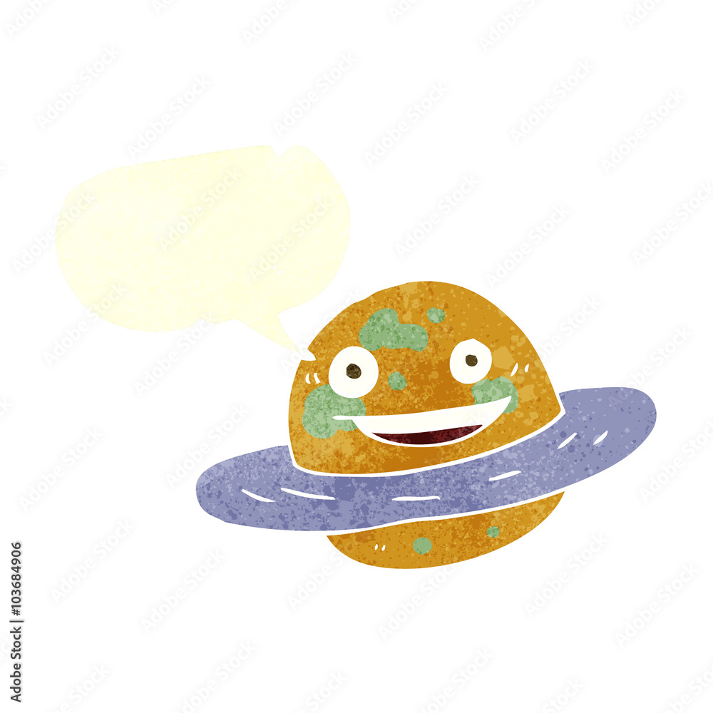 retro speech bubble cartoon planet retro speech bubble cartoon planet