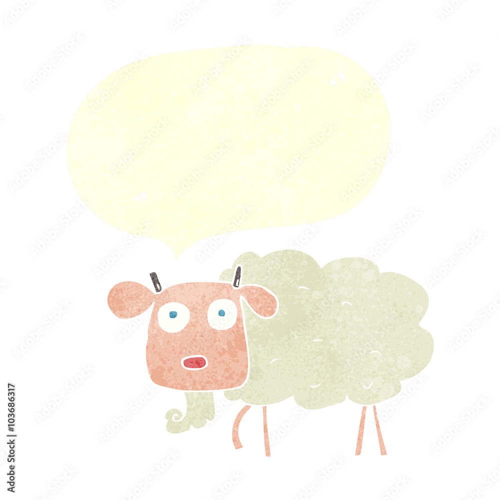 retro speech bubble cartoon goat retro speech bubble cartoon goat