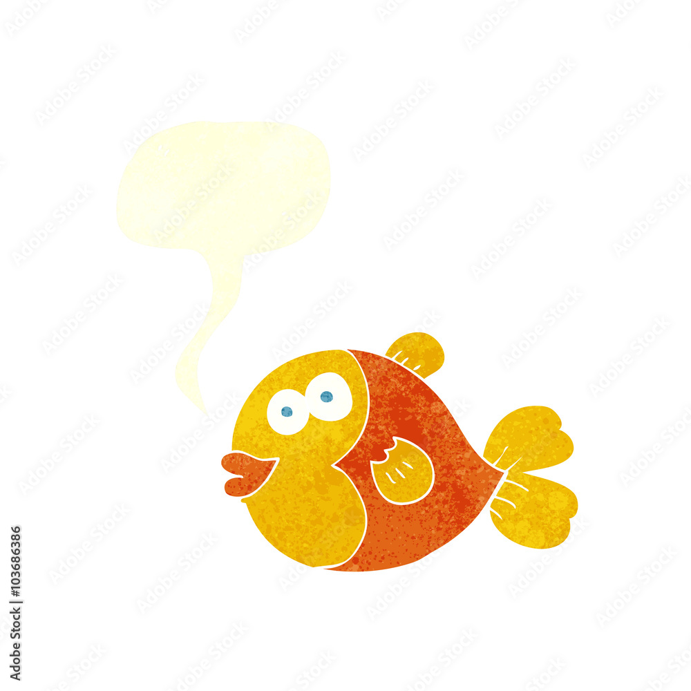 retro speech bubble cartoon fish retro speech bubble cartoon fish