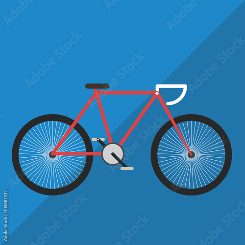 Bicycle Flat Color