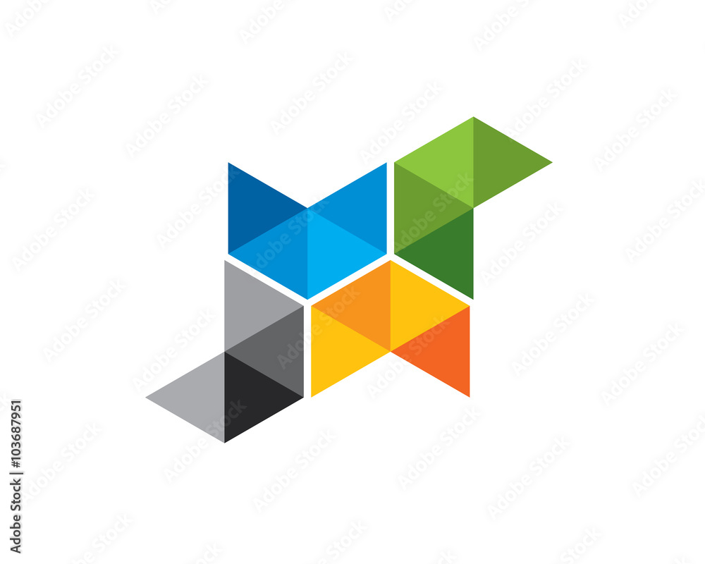 abstract triangle facet abstract triangle facet