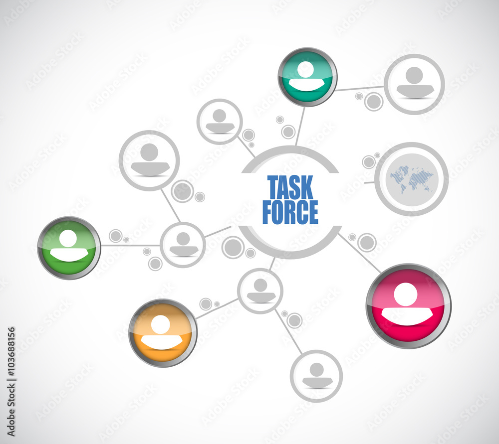 task force people diagram sign concept task force people diagram sign concept
