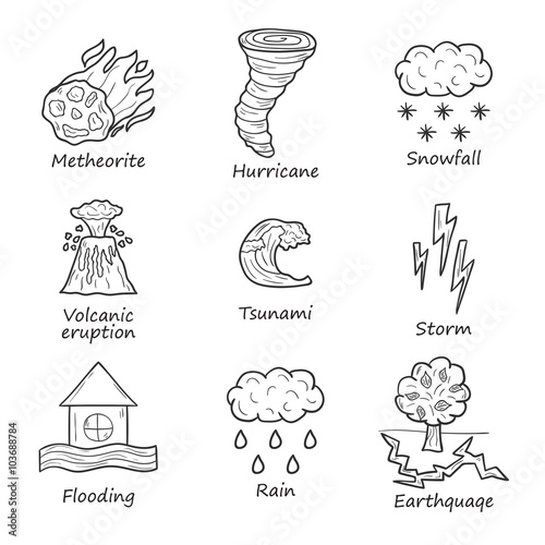 Natural disaster objects