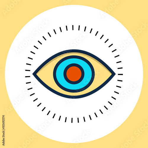 Vector eye  icon 