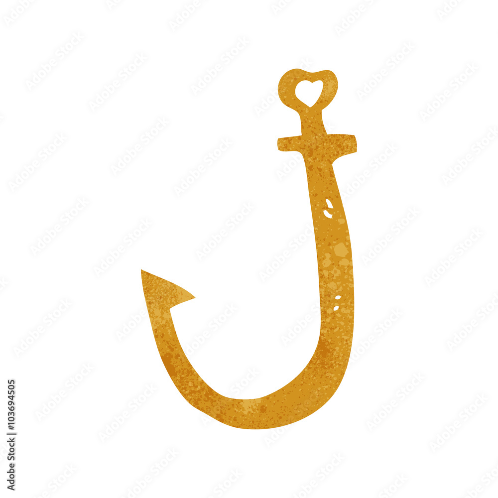 retro cartoon hook retro cartoon hook
